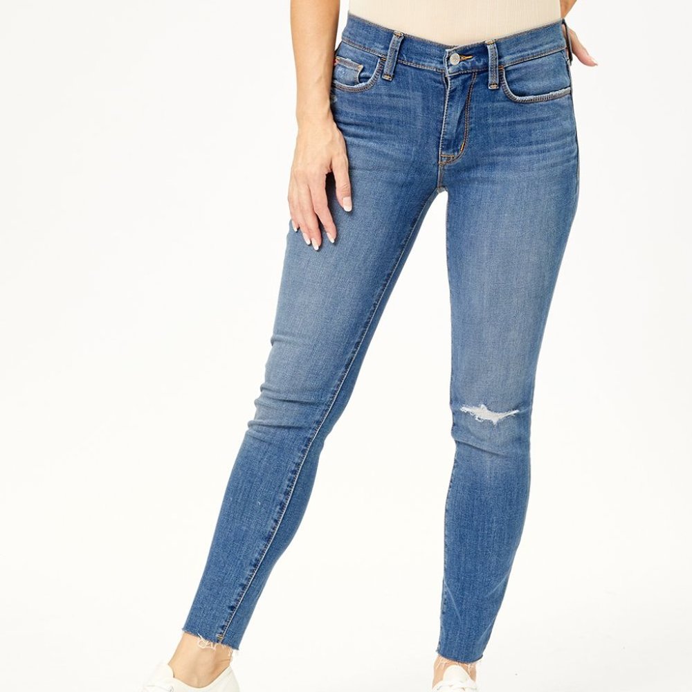 Hudson Women's Fairytale Natalie Mid-Rise Ankle Denim Skinny Jeans 29
